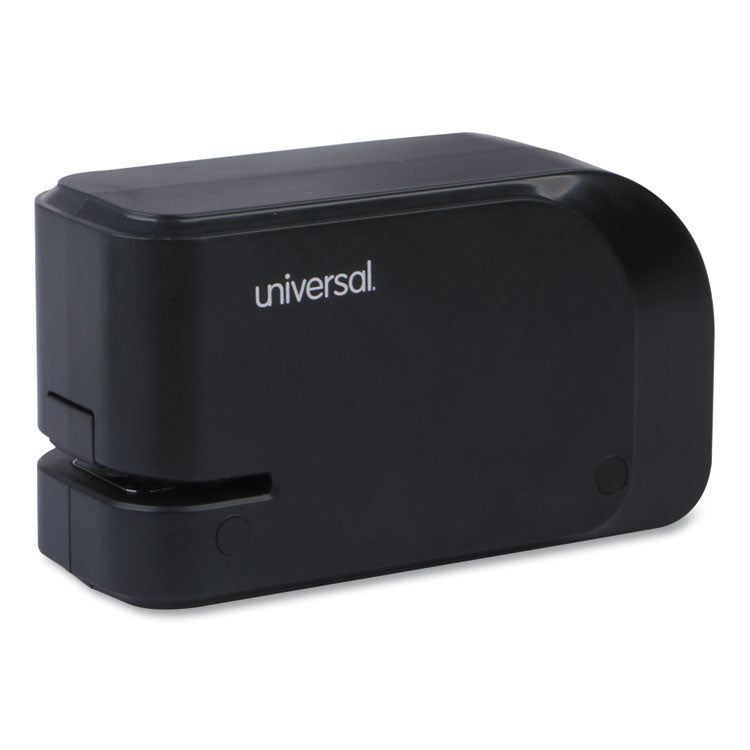 Half-Strip Electric Stapler With Staple Channel Release Button, 20-Sheet Capacity, Black