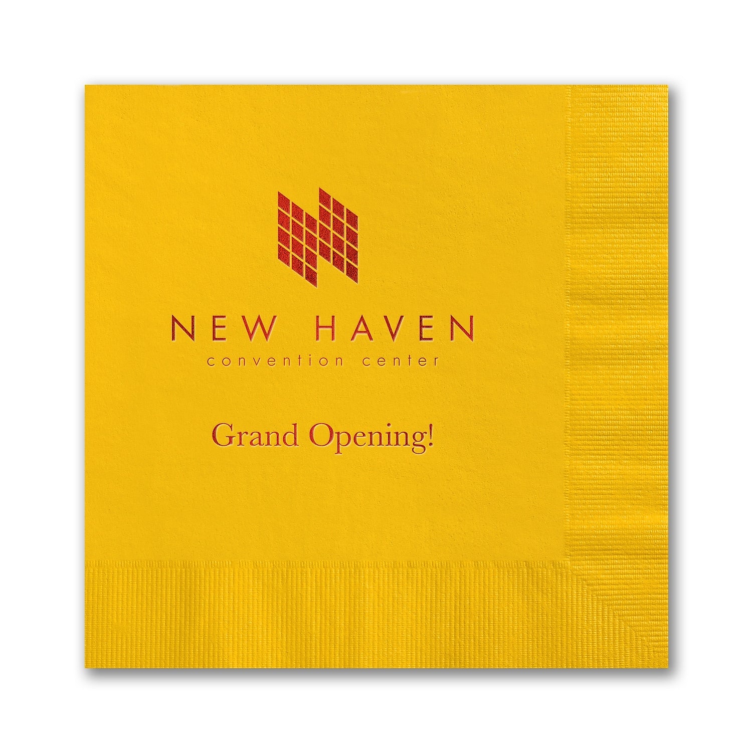 Gold Beverage Napkin - Foil Imprint, 100/BX