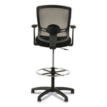 Alera Etros Series Mesh Stool, Supports Up To 275 Lb, 25.19" To 35.23" Seat Height, Black
