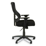 Alera Elusion Ii Series Mesh Mid-Back Swivel/tilt Chair, Adjustable Arms, Supports 275lb, 17.51" To 21.06" Seat Height, Black