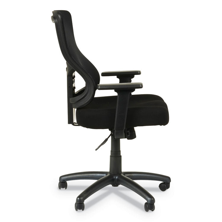 Alera Elusion Ii Series Mesh Mid-Back Swivel/tilt Chair, Adjustable Arms, Supports 275lb, 17.51" To 21.06" Seat Height, Black