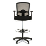 Alera Etros Series Mesh Stool, Supports Up To 275 Lb, 25.19" To 35.23" Seat Height, Black