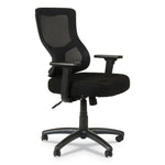 Alera Elusion Ii Series Mesh Mid-Back Swivel/tilt Chair, Adjustable Arms, Supports 275lb, 17.51" To 21.06" Seat Height, Black