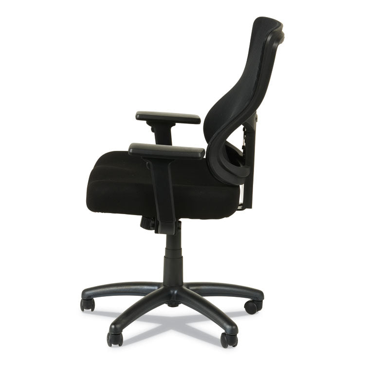 Alera Elusion Ii Series Mesh Mid-Back Swivel/tilt Chair, Adjustable Arms, Supports 275lb, 17.51" To 21.06" Seat Height, Black