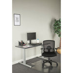 Alera Etros Series Mesh Mid-Back Petite Swivel/Tilt Chair, Supports Up to 275 lb, 17.71" to 21.65" Seat Height, Black