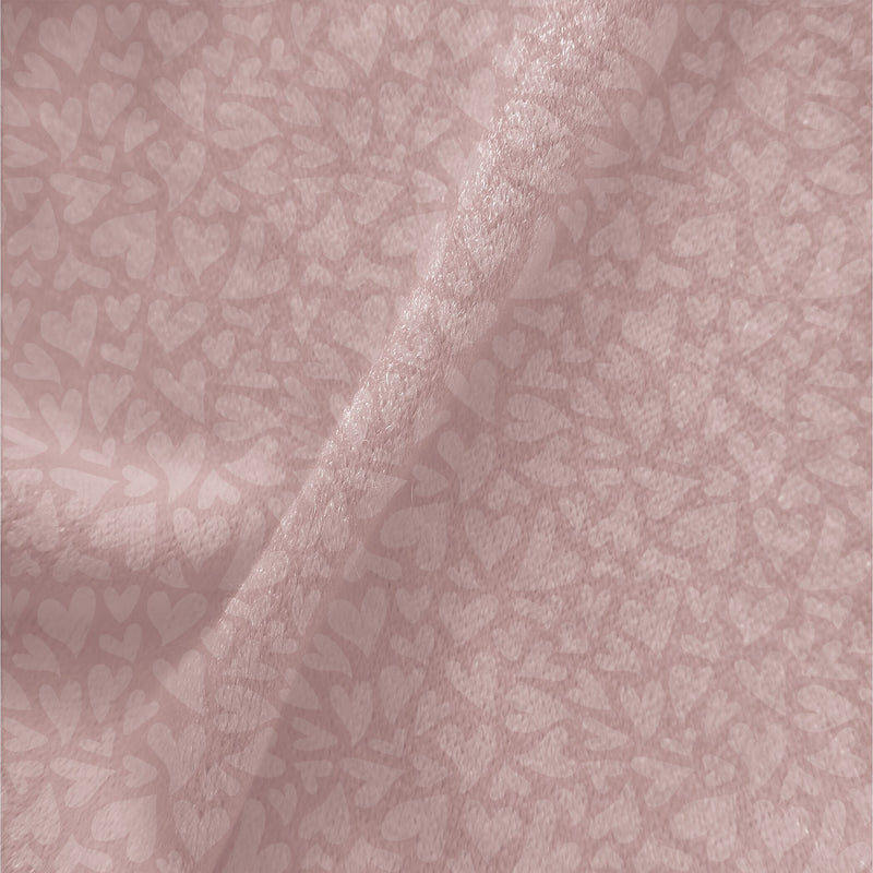 Teacher Created Resources Light Mauve Hearts Creative Class Fabric (TCR77432)