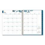 2025-2026 Blue Sky Bakah Floral 8.5" x 11" Academic Weekly & Monthly Planner, Plastic Cover, Beige/Blue (BLS131951)