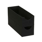 Household Essentials Drawer Organizers, Black Linen, 2/Pack (7670-1)