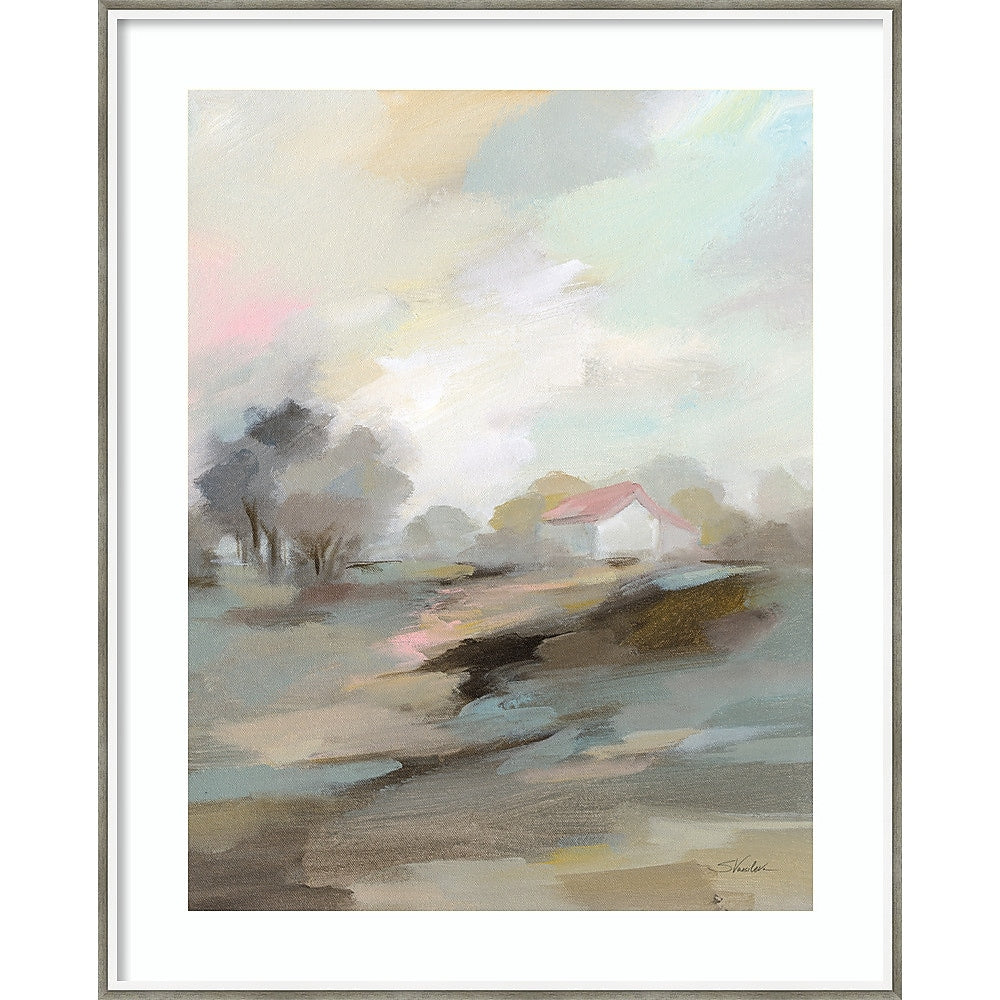 Amanti Art Farm in April by Silvia Vassileva Wood Framed Wall Art Print, 33" x 41" (A42677390637)