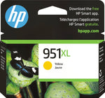 HP 951XL Yellow High Yield Ink Cartridge, Prints Up to 1,500 Pages (CN048AN#140)