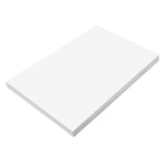 Prang 12" x 18" Construction Paper, Bright White, 100 Sheets/Pack, 5 Packs/Bundle (PAC8708-5)