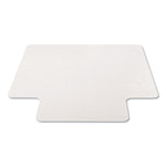 Economat Occasional Use Chair Mat, Low Pile Carpet, Roll, 36 X 48, Lipped, Clear