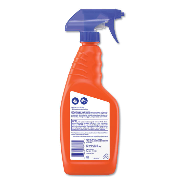 Antibacterial Fabric Spray, Light Scent, 22 Oz Spray Bottle, 6/carton