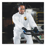 A30 Elastic Back Coveralls, Medium, White, 25/Carton