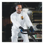 A40 Coveralls, Elastic Wrists/ankles, X-Large, White