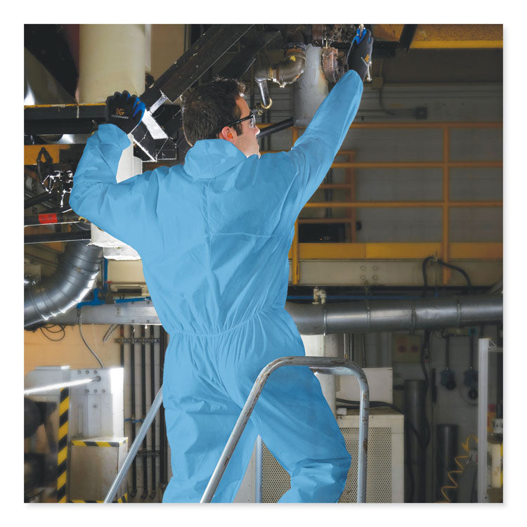 A20 Breathable Particle Protection Coveralls, X-Large, Blue, 24/carton