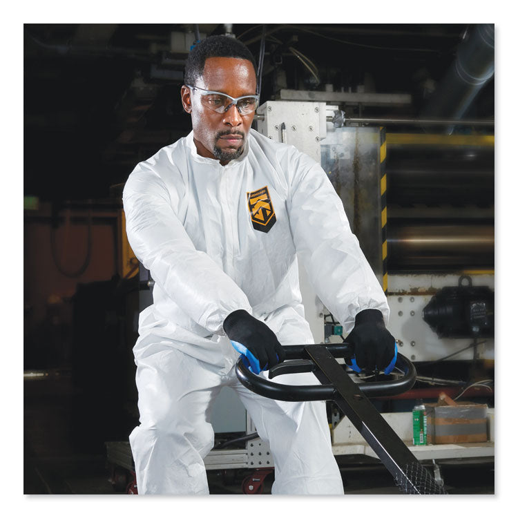 A40 Elastic-Cuff and Ankles Coveralls, White, Large, 25/Carton