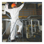 A30 Elastic-Back Coveralls, White, X-Large, 25/Carton