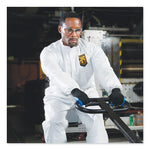 A20 Elastic Back Wrist/Ankle Coveralls, X-Large, White, 24/Carton