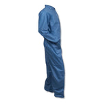 A20 Coveralls, MICROFORCE Barrier SMS Fabric, X-Large, Blue, 24/Carton