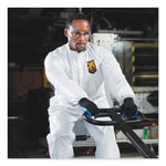 A30 Elastic-Back Coveralls, White, X-Large, 25/Carton