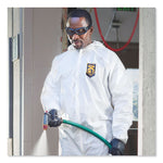 A40 Elastic-Cuff, Ankle, Hooded Coveralls, Medium, White, 25/carton