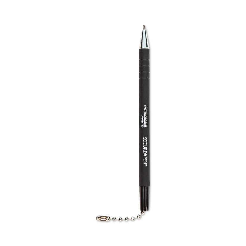 CONTROLTEK® Replacement Counter Chain Ballpoint Counter Pen, Medium, 1 mm, Black Ink, Black