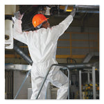 A30 Elastic-Back and Cuff Coveralls, X-Large, White, 25/Carton