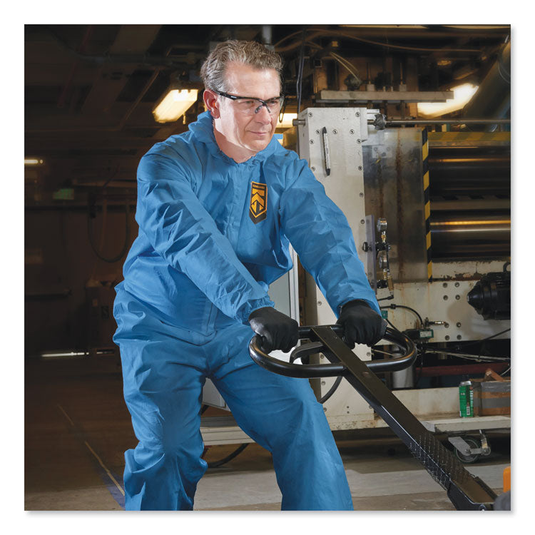 A20 Breathable Particle Protection Coveralls, Large, Blue, 24/carton