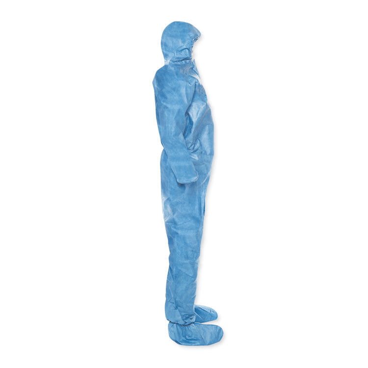 A20 Breathable Particle Protection Coveralls, X-Large, Blue, 24/carton