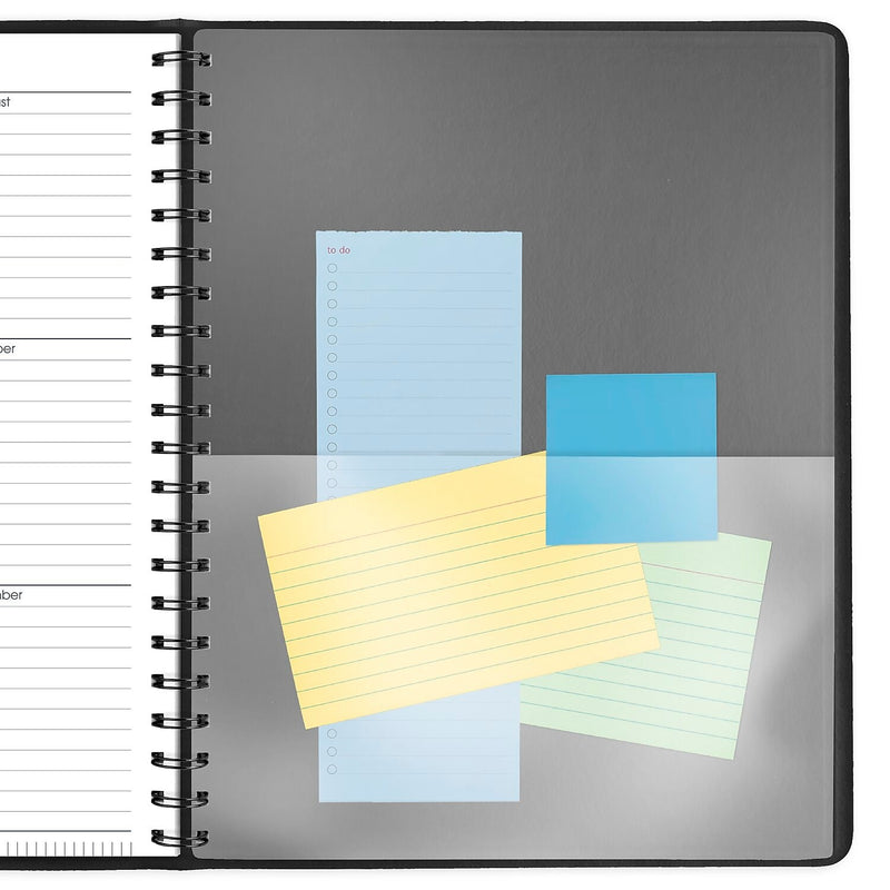 2026 AT-A-GLANCE 8.5" x 11" Calendar Year Daily Appointment Book, Faux Leather Cover, Black, 2/Set (70-212-05-26)