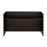Bush Business Furniture Arrive 72"W Reception Desk with Shelf, Mocha Cherry (AVD172MRK)