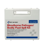 First Aid Only Wall-Mount Bloodborne Pathogen And Bodily Fluid Spill Kit, 23 pieces (214-U/FAO)
