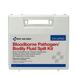 First Aid Only Wall-Mount Bloodborne Pathogen And Bodily Fluid Spill Kit, 23 pieces (214-U/FAO)