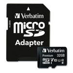 32gb Premium Microsdhc Memory Card With Adapter, Uhs-I V10 U1 Class 10, Up To 90mb/s Read Speed