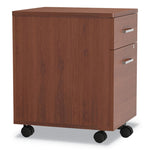 Trento Line Mobile Pedestal File, Left Or Right, 2-Drawers: Box/file, Legal/letter, Cherry, 16.5" X 19.75" X 23.63"