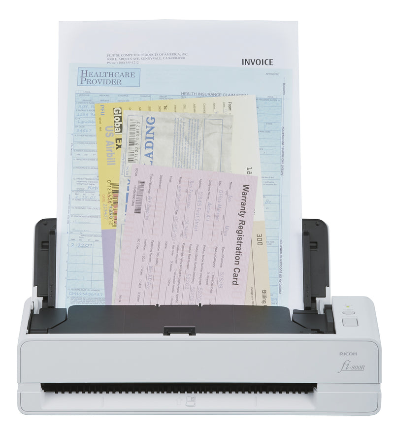 RICOH Fi 800R PA03795-B005 Duplex Document Scanner, Gray/Black