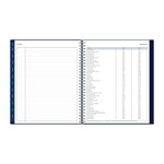 Planning Calendar BS Passages/Solid Navy PP 8x10 RY26 Monthly Safety Wirebound -
