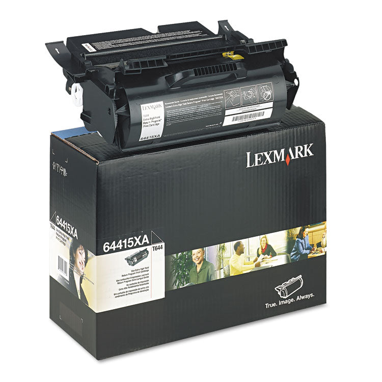 64415xa Return Program Extra High-Yield Toner, 32,000 Page-Yield, Black
