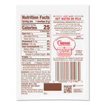 No-Sugar-Added Hot Cocoa Mix Envelopes, Rich Chocolate, 0.28 Oz Packet, 30/box