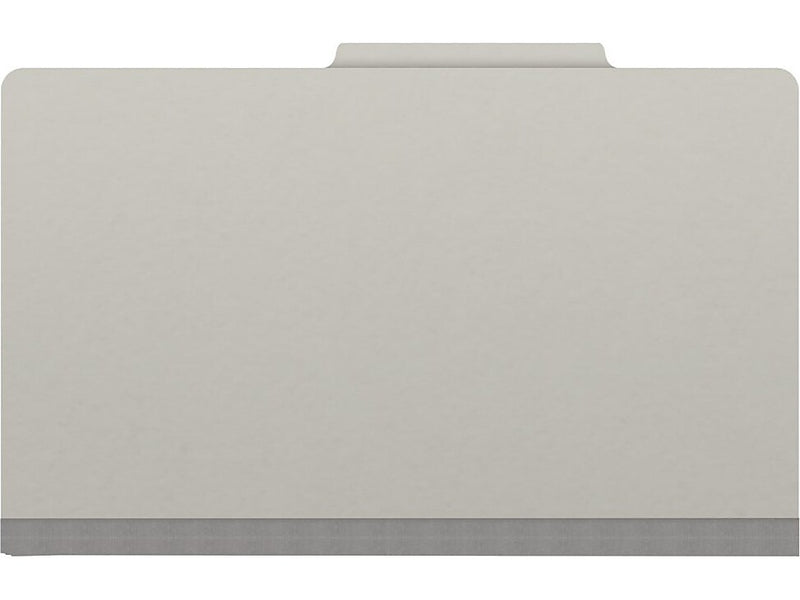 Medical Arts Press Pressboard Classification Folder, 2" Expansion, Legal Size, Gray, 25/Box (DV-T52-02-3GRY)