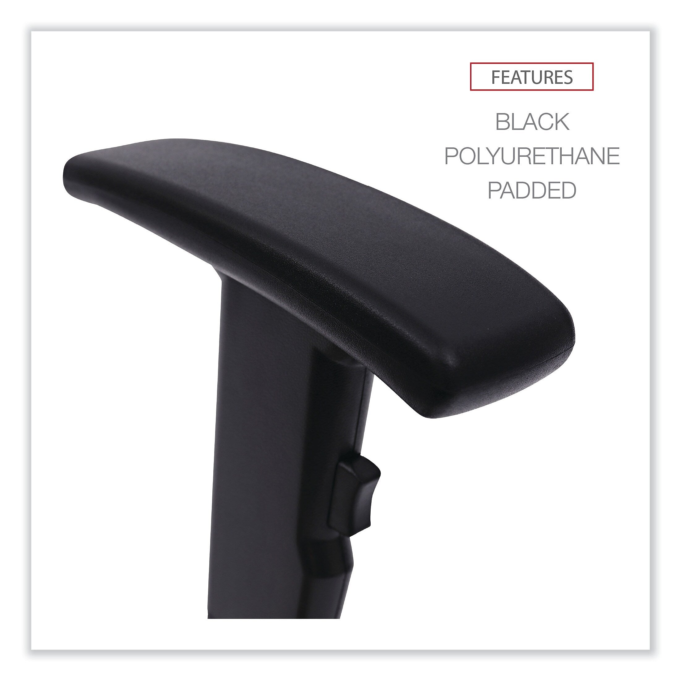 Alera® Adjustable T-Arms for Interval Series Task Chairs , Blk