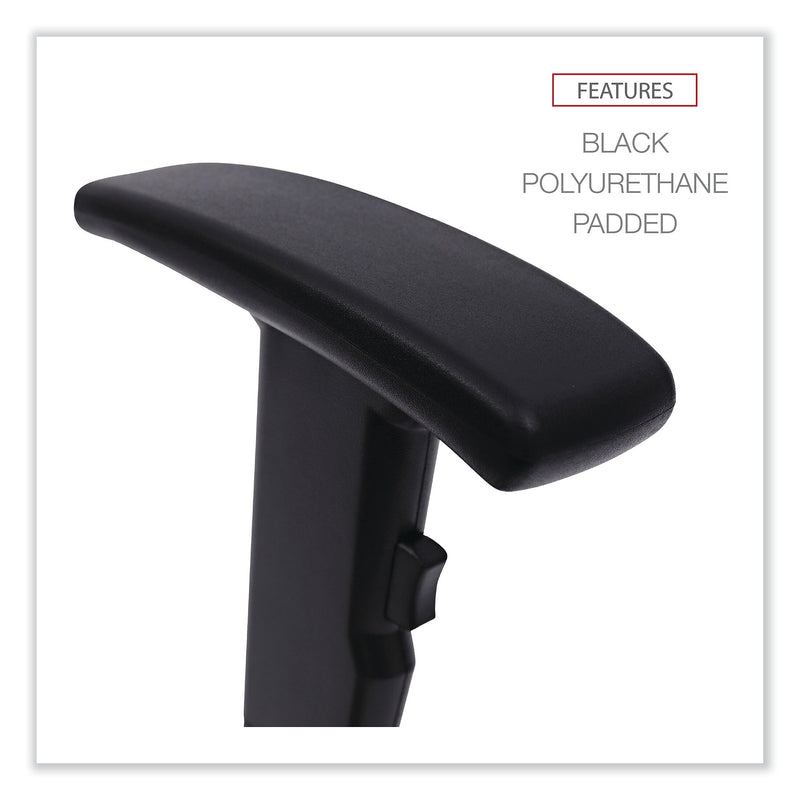 Alera® Adjustable T-Arms for Interval Series Task Chairs , Blk