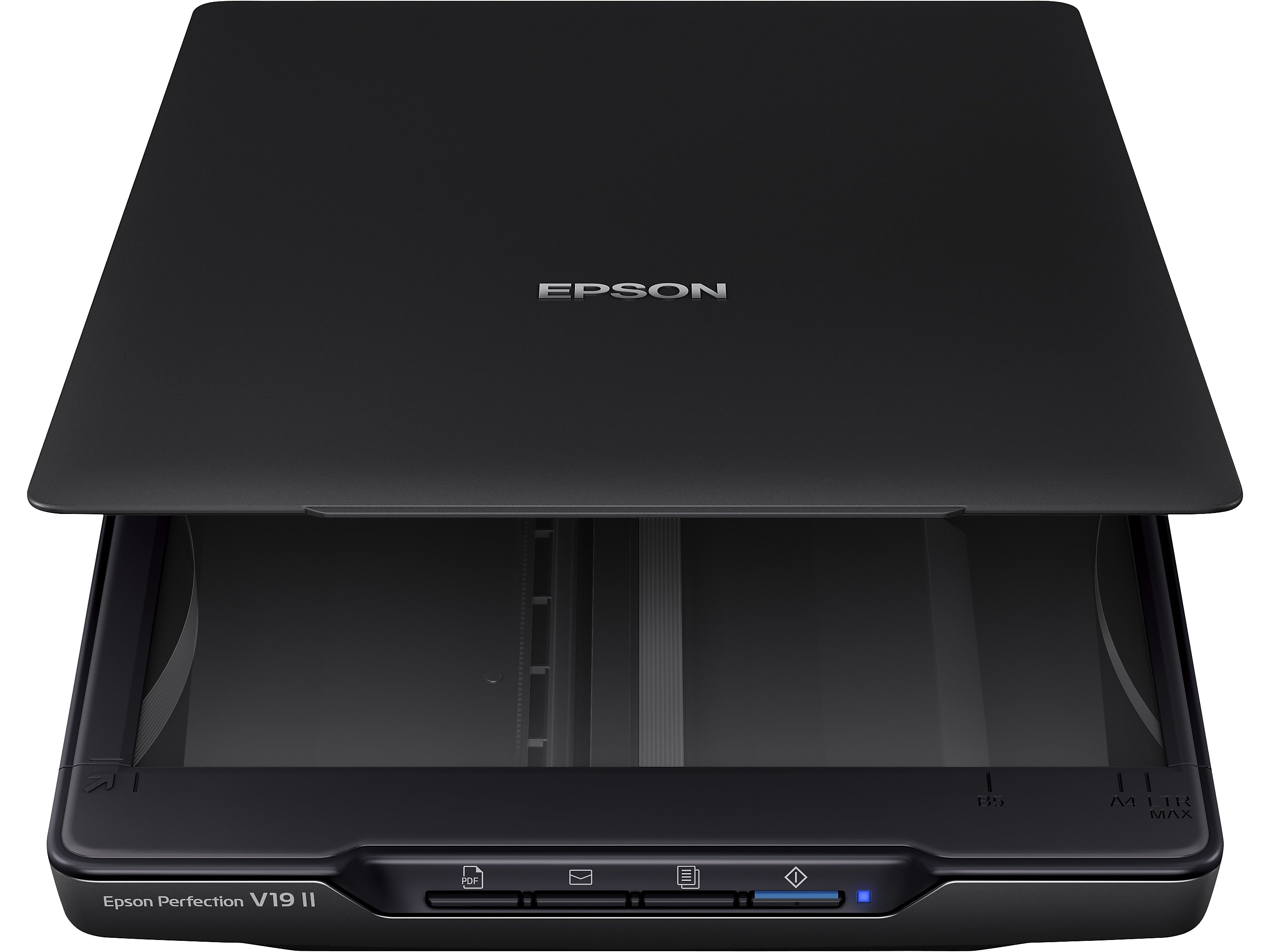 Epson Perfection V19 II Flatbed Portable Photo Scanner, Black (B11B267201)