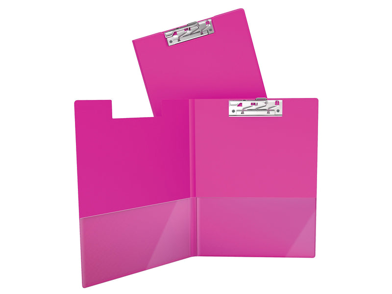 Davis Group Premium Polypropylene Clipboard, Letter Size, Pink, 10/Pack (4511-43-10)
