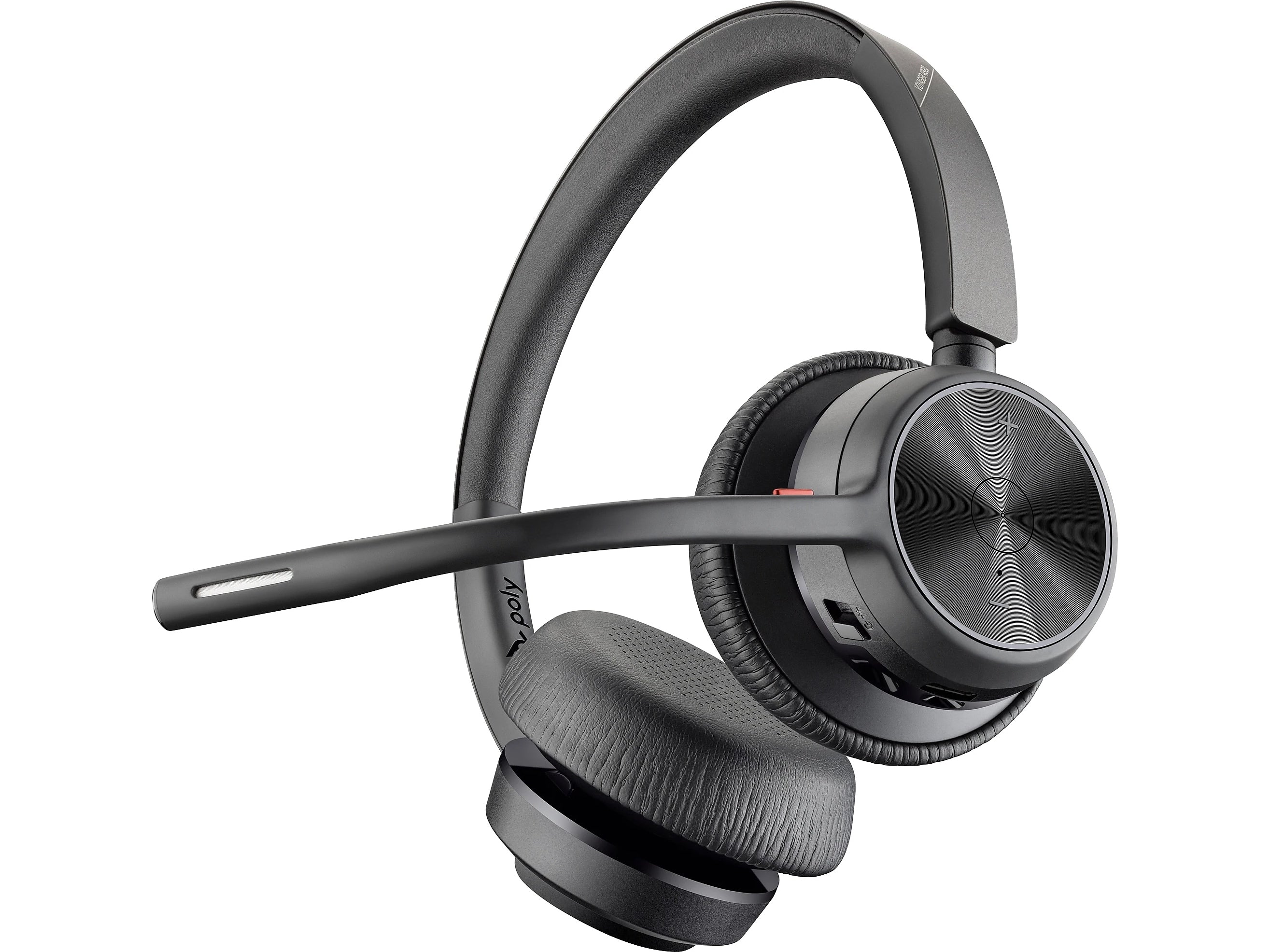 Poly Voyager 4300 UC Series USB-A Bluetooth Stereo Phone & Computer Headset, Unified Communications Certified (77Y99AA)