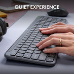 Logitech MK955 Wireless Keyboard and Optical Mouse Combo, Black (920-012425)