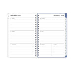 2026 Blue Sky Lindley 5" x 8" Calendar Year Weekly & Monthly Planner, Plastic Cover, Multicolored (101579-26)