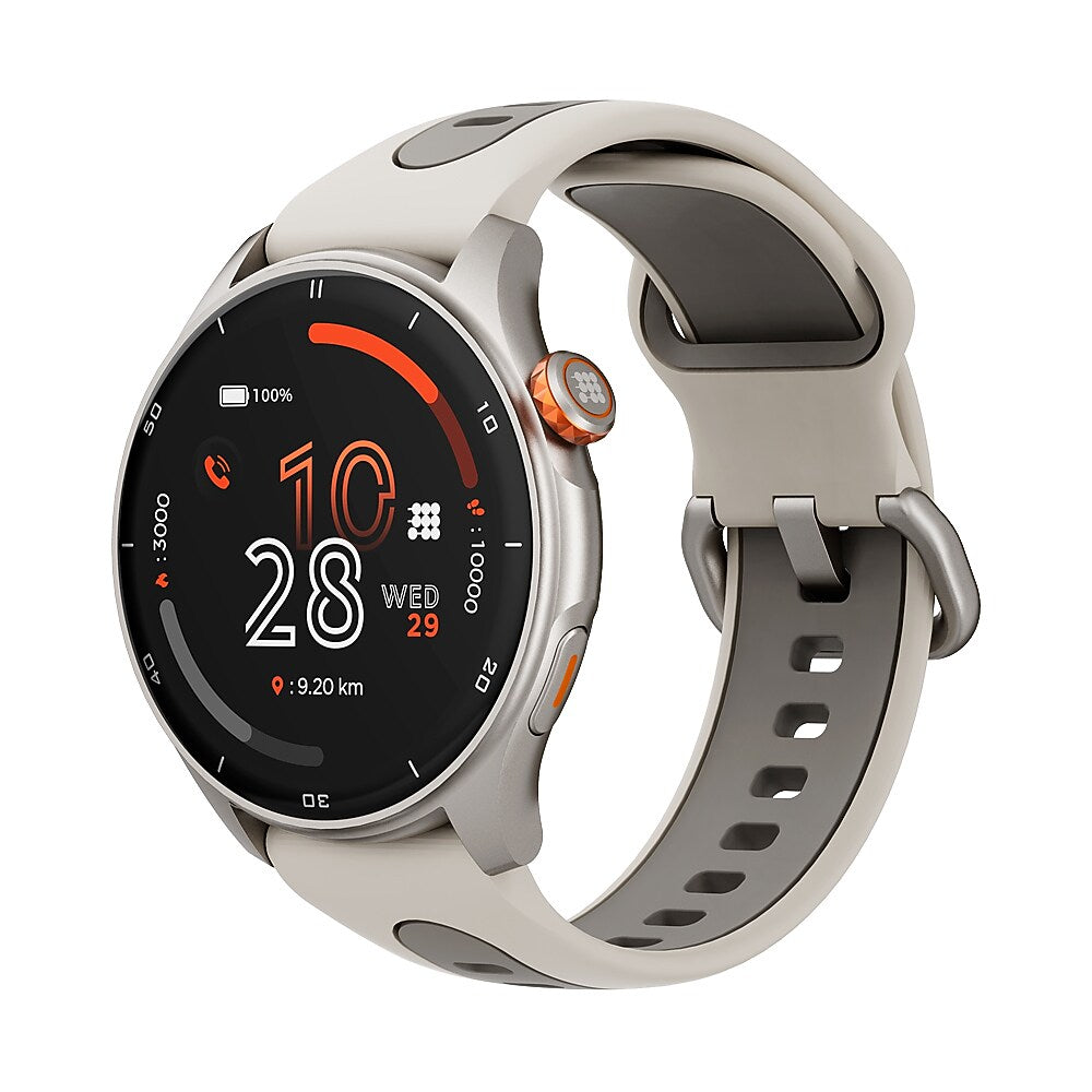 Cubitt AURA Pro Smartwatch, GPS, 36.32mm, Aluminum Case, Wolf Gray Sport Band (CT-AURAP8)