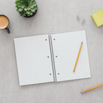 Staples 1-Subject Notebooks, 8" x 10.5", Graph Ruled, 70 Sheets, Blue (ST23985C)